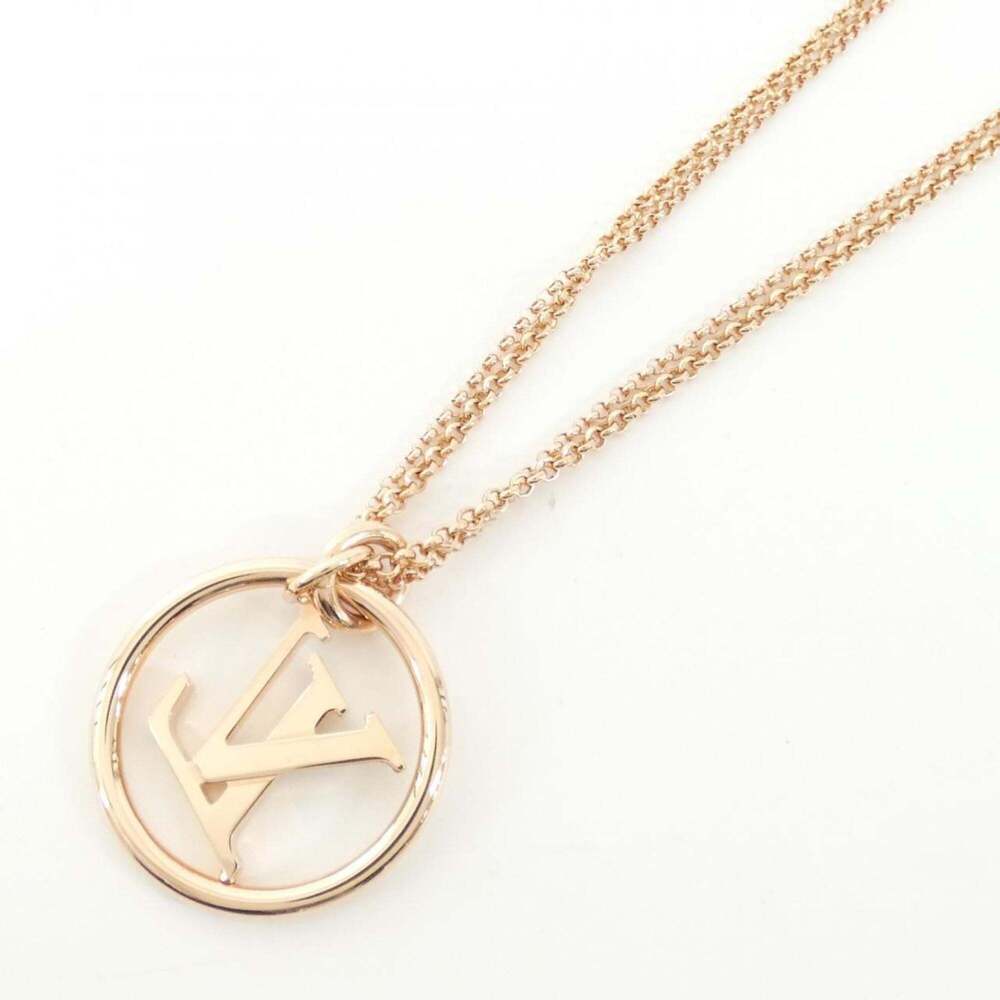 LOUIS VUITTON Gold Necklace - Picture 3 of 7